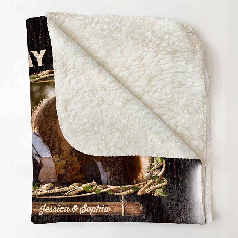 Customized Blanket Wrap Yourself in Memories Custom Photo Blanket Just for You - Soft and Cozy Fleece - Personalize with Your Favorite Photos 2025 - $18.99 –P5