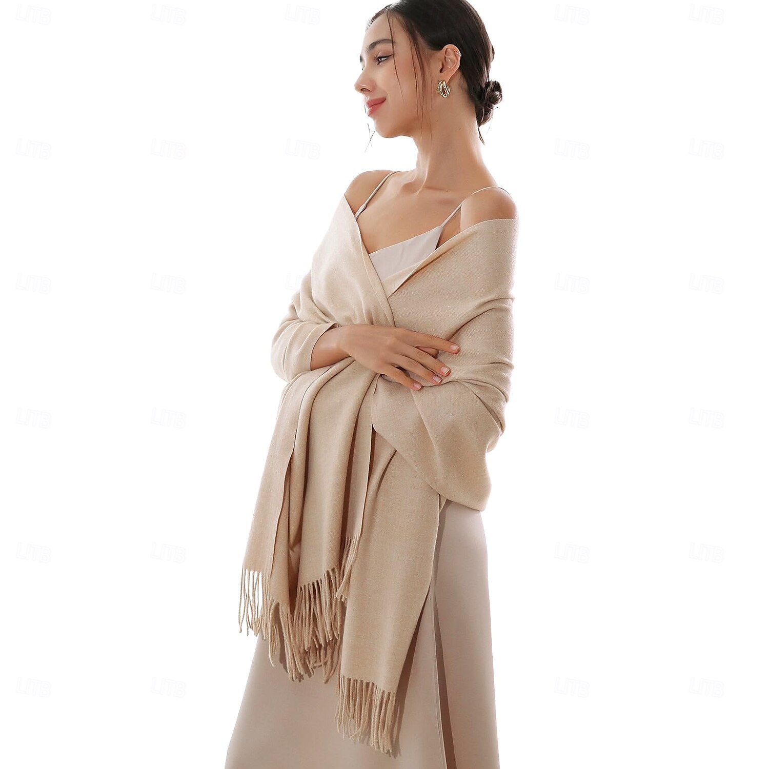 téli sálak nőknek pashmina kendők estélyi ruhák pakolások nagy meleg puha sálak 2025 - $53.99 –P10