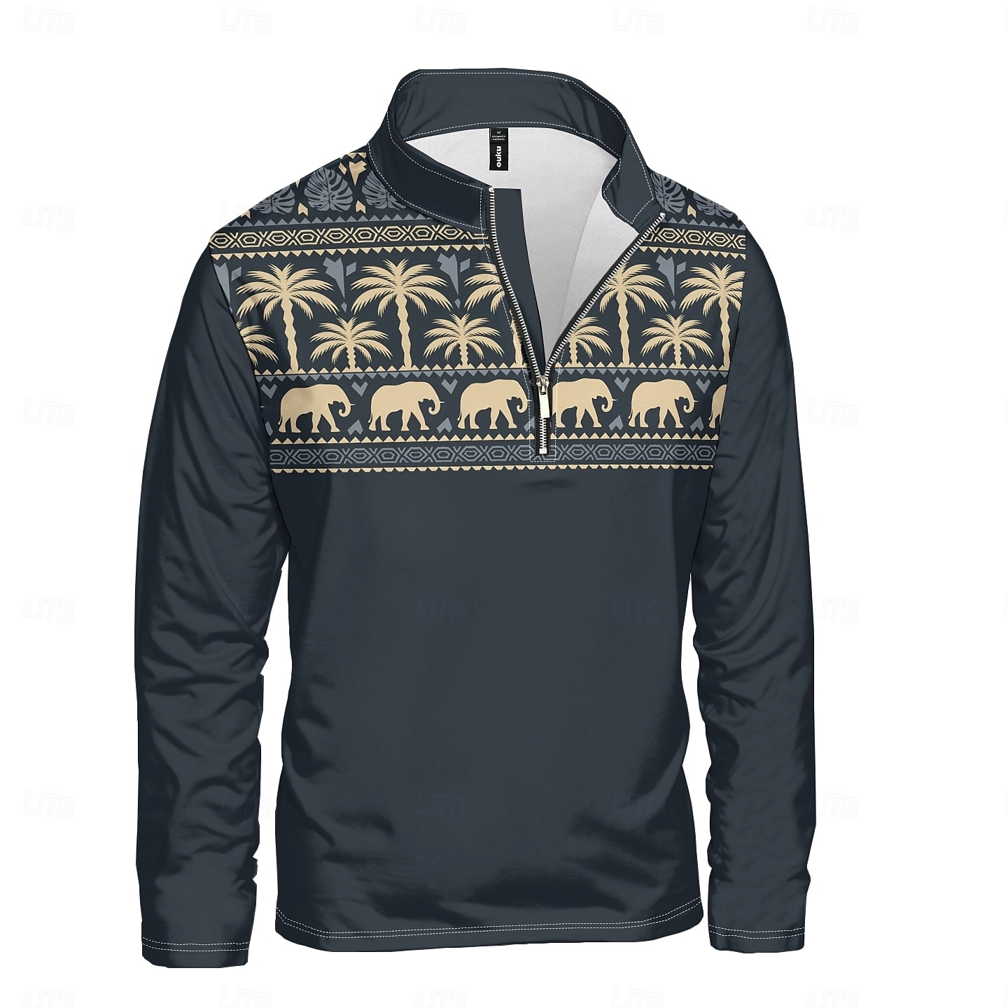 Homens Floral Moletons Moletom com zíper Manga Longa Moletom Colarinho Chinês Diário Casual Vintage retrô Impressão 3D Férias Para Noite Streetwear Imprimir Primavera & Outono de 2025 por $31.99 –P1