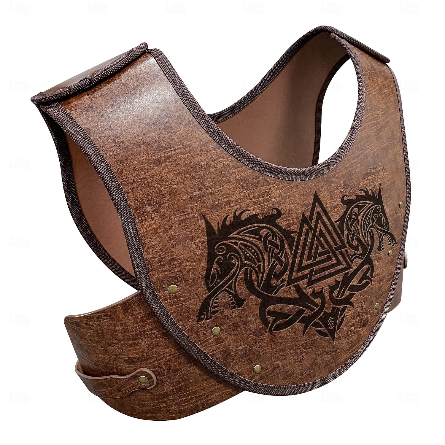 Medieval Renaissance 17th Century Maxi Dresses Warrior Fancy Dress Men's Viking Halloween Carnival Masquerade Performance Stage Adults' Chest Guard 2026 - $45.99 –P5