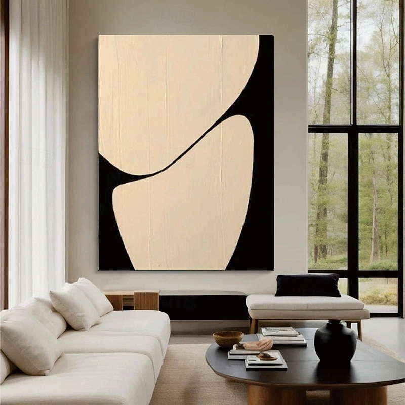 oeuvre d'art wabi sabi peinture abstraite faite à la main art mural fait à la main peinture abstraite beige sur toile faite à la main une paire d'art mural texturé beige art mural abstrait neutre de 2025 ? $116.99 –P7