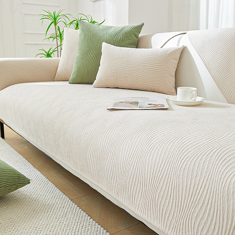 housse de canapé en chenille toutes saisons - tissu doux et durable pour un confort toute l'année - design élégant qui met en valeur n'importe quel espace de vie - protège votre canapé des de 2025 ? $24.99 –P2