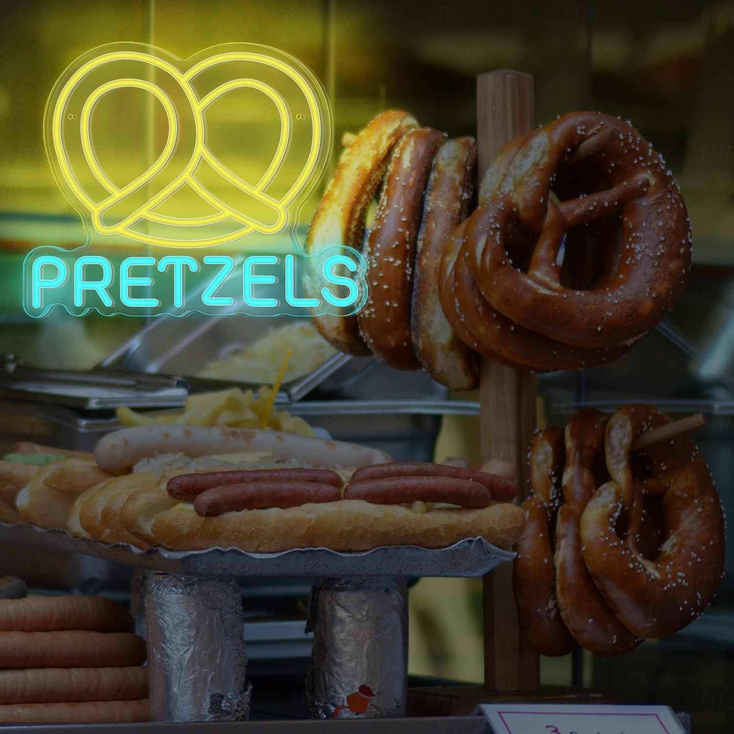 Oktoberfest Pretzels LED Neon Sign Light, Pretzels Neon Sign for Restaurant Wall Art, German Bakery Wall LED Decorations 2026 - $96.99 –P7
