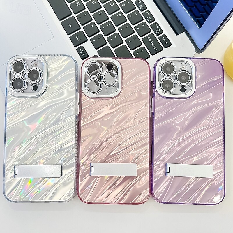 téléphone Coque Pour iPhone 16 Pro Max Plus iPhone 15 14 Pro Max Plus iPhone 13 Pro Max Coque Arriere Avec Support Protecteur d'objectif de caméra Antichoc Placage PC de 2025 ? $13.99 –P1