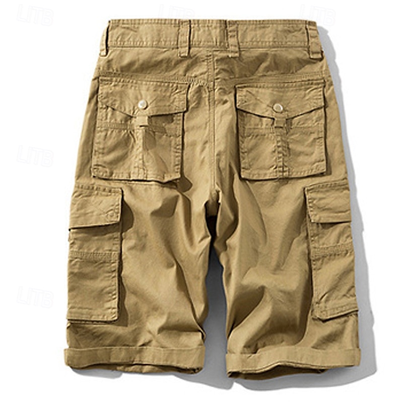 Miesten Lasten shortsit Shortsit Vaellusshortsit Napit Monitasku Tavallinen Käytettävä Polven pituus ulko- Päivittäin Retkeily ja vaellus Muoti Klassinen Armeijan vihreä Khaki 2025 - $25.99 –P5
