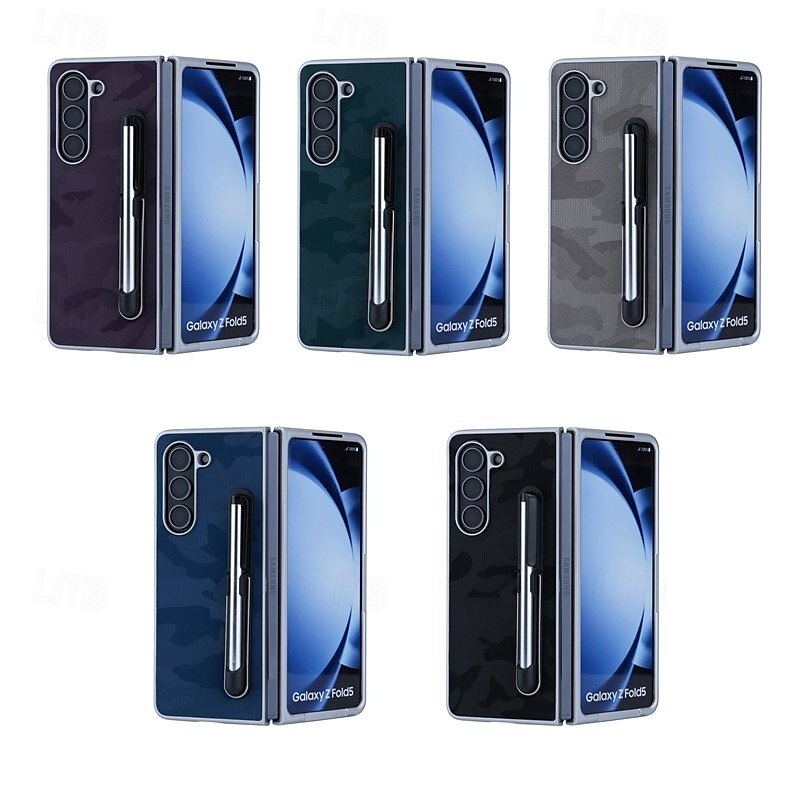 Phone Case For Samsung Galaxy Z Fold 7 Z Fold 6 Z Fold 5 Z Fold 4 Z Fold 3 Back Cover with Stand Holder with S Pen Shockproof PC 2025 - $19.99 –P1