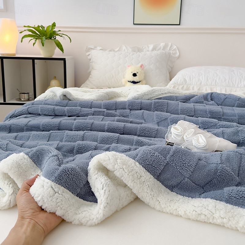Wolldecke – warm und atmungsaktiv für ganzjährigen Komfort – aus hochwertiger Wolle gefertigt für Langlebigkeit – perfekt zum Übereinanderlegen, Kuscheln oder um Ihrem Raum eine gemütliche Note zu verleihen 2025 - $31.99 –P9