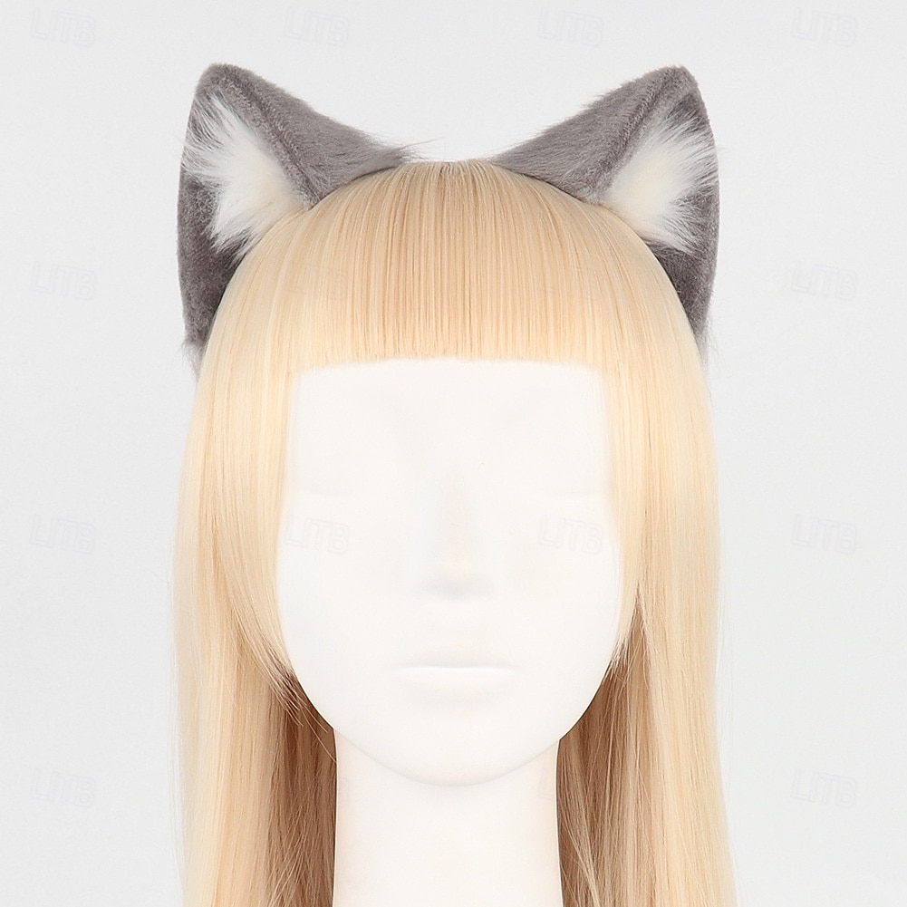 donne ragazze lolita peluche ornamenti per capelli orecchie di gatto animale fascia festa di carnevale cerchietti per capelli anime lupo orecchio cosplay oggetti di scena fantasiosi del 2025 a $19.99 –P6