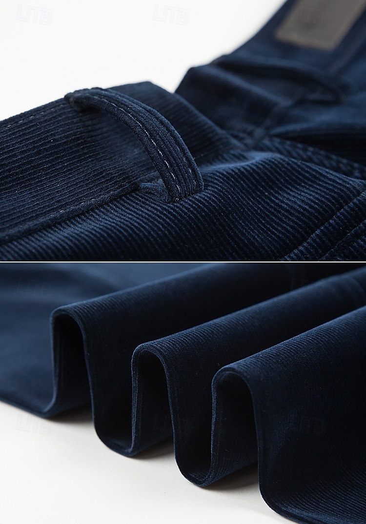 Per uomo pantaloni della tuta Pantaloni di velluto a coste Pantaloni Pantaloni da completo Tasche Liscio Comfort Traspirante Esterno Giornaliero Per uscire Di tendenza Informale Nero Rosso del 2026 a $24.99 –P9