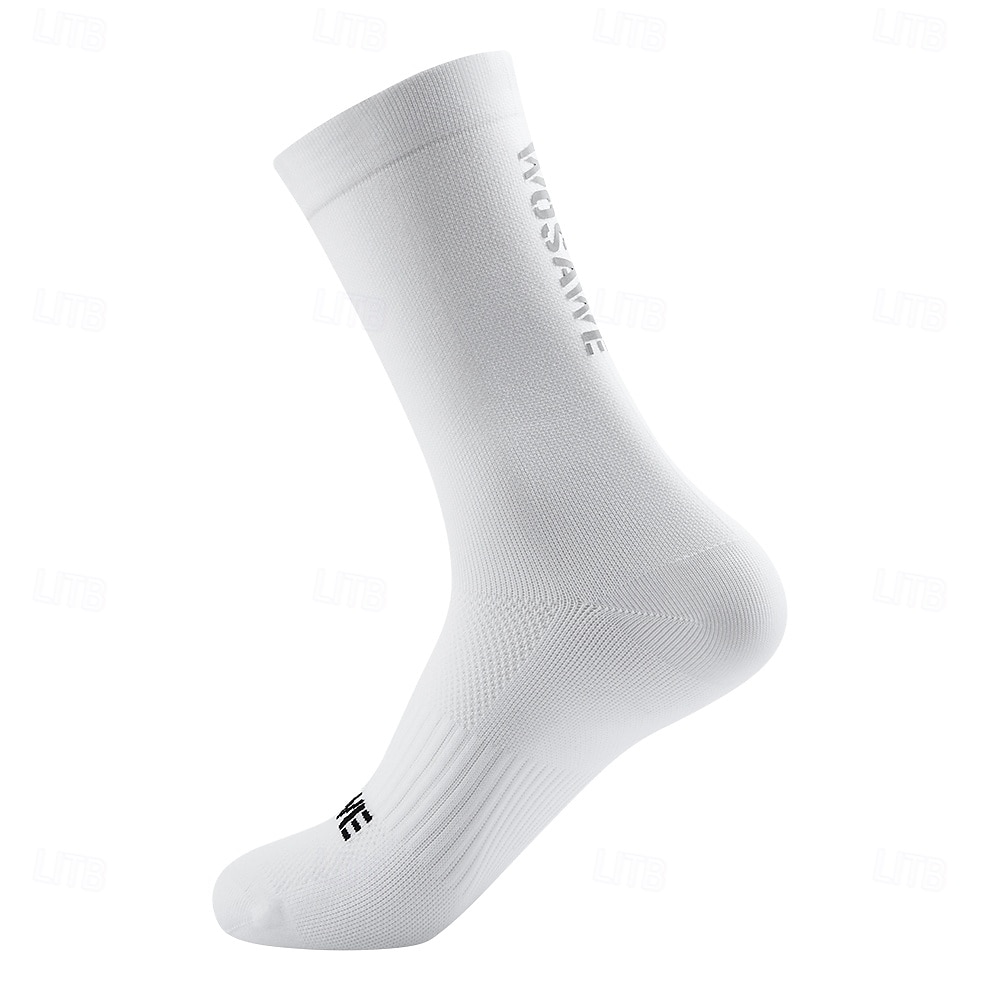 Calcetines deportivos reflectantes para ciclismo Wosawe, calcetines deportivos de ciclismo de carretera hasta la mitad de la pantorrilla, modelos para hombres y mujeres, calcetines de ciclismo de ocio 2025 - $15.49 –P8