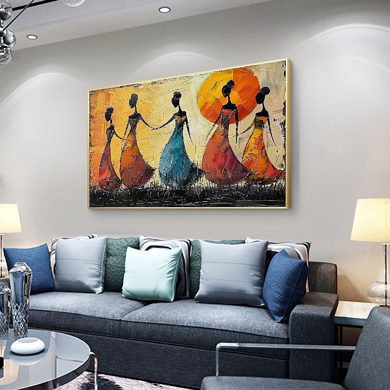 balletdansers olieverfschilderij handgeschilderd canvas kunst sierlijke metgezellen abstract schilderij van twee vrienden moderne inrichting handgemaakte minimalistische kunstwerk olieverfschilderij 2025 - $75.99 –P13