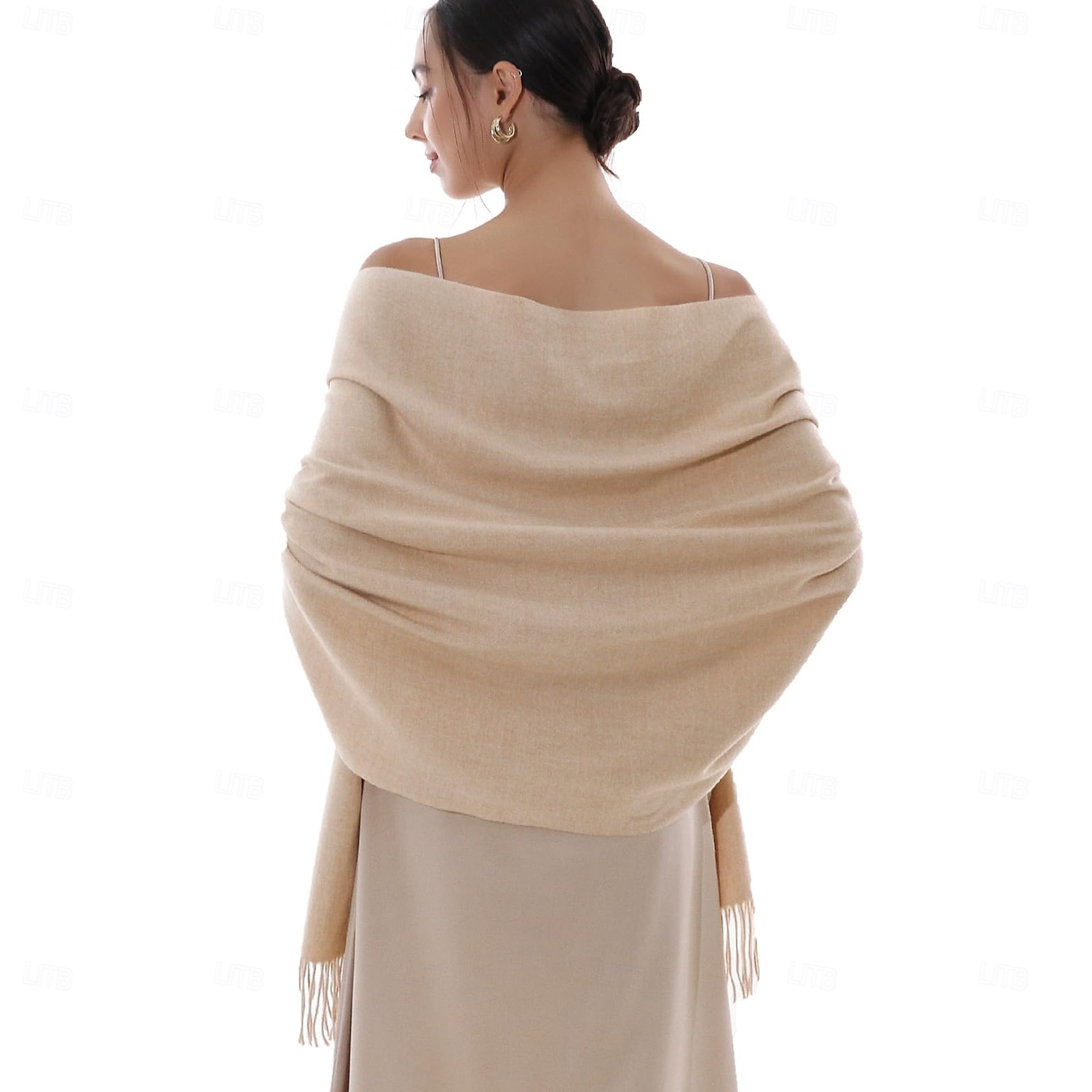 téli sálak nőknek pashmina kendők estélyi ruhák pakolások nagy meleg puha sálak 2025 - $53.99 –P7