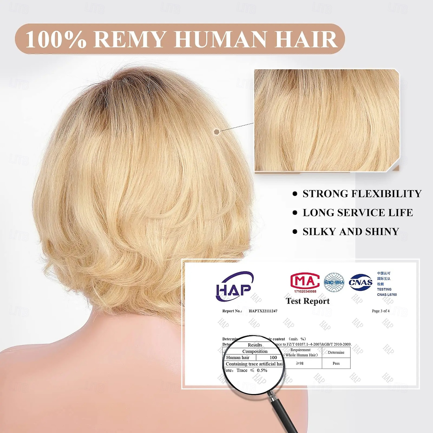 Human Hair Blend Wig Short Natural Straight Pixie Cut Side Part Layered Haircut Asymmetrical Brown Cosplay Curler & straightener Natural Hairline Capless Brazilian Hair Women's All Black / Blonde 14 2025 - $181.99 –P6