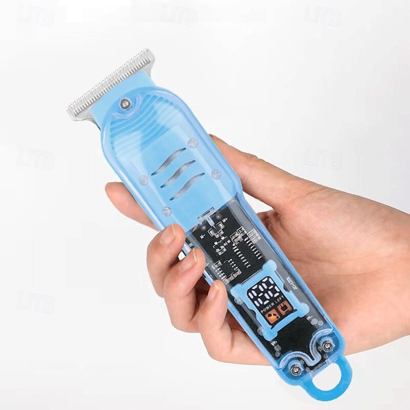 צג דיגיטלי lcd נטענת קוצץ חשמלי שקוף קוצץ שיער חשמלי קוצץ שיער קוצץ שיער חשמלי שקוף מקצועי 2025 - $19.99 –P7