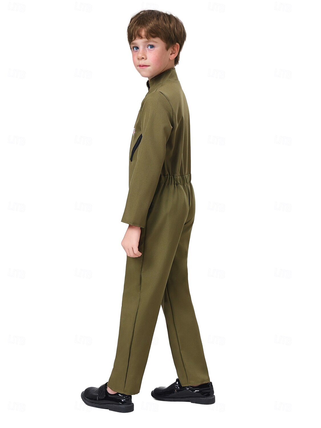 Pilot Faschingskostüme Kostüm Jumpsuit Kinder Jungen Cosplay Leistung Maskerade Einfaches Karnevalskostüm 2025 - $36.99 –P2