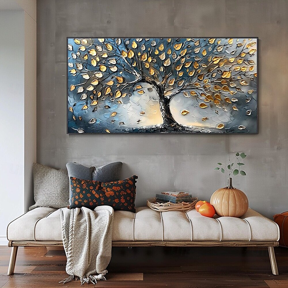 Mintura Handmade 3D Tree Texture Oil Paintings On Canvas Wall Art Decoration Modern Abstract Landscape Picture For Home Decor Rolled Frameless Unstretched Painting 2025 - $75.99 –P4