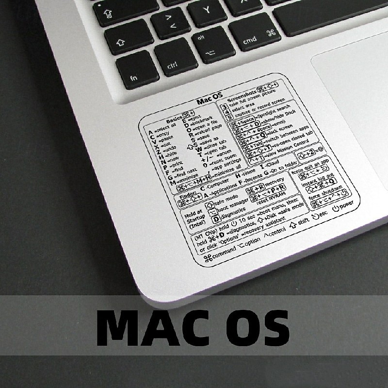 Shortcuts Sticker Keyboard Stickers for MAC Chromebook Word Photoshop Audition Illustrator Premiere Pro After Effects No-Residue Laminated Vinyl Shortcut Stickers 2025 - $12.99 –P1