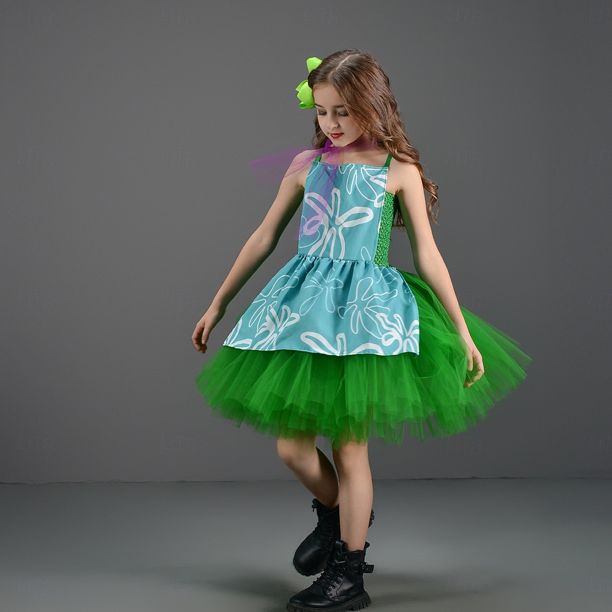 Inside Out 2 Principessa Disgusto GIOIA Abiti Costume Tutu Cosplay Cosplay di film for Ragazze Bambini Giornata universale dell'infanzia Mascherata Festa / Sera del 2025 a $31.99 –P3