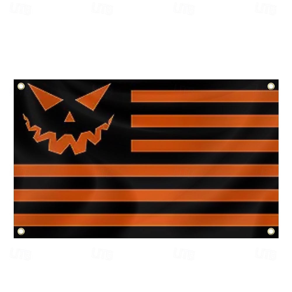 dekoracje na halloween flagi dynia cukierek albo psikus flagi na zewnątrz trwała flaga zewnętrzny maszt flagowy baner dekoracja patio pochy 2025 - $15.49 –P1
