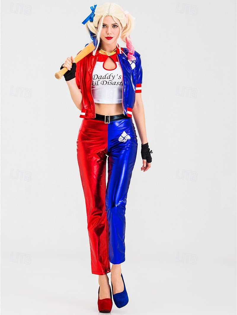 Suicide Squad Joker: Folie à Deux Harley Quinn Costume Adults' Women's Cosplay Party Masquerade Easy Carnival Costume 2025 - $54.99 –P9