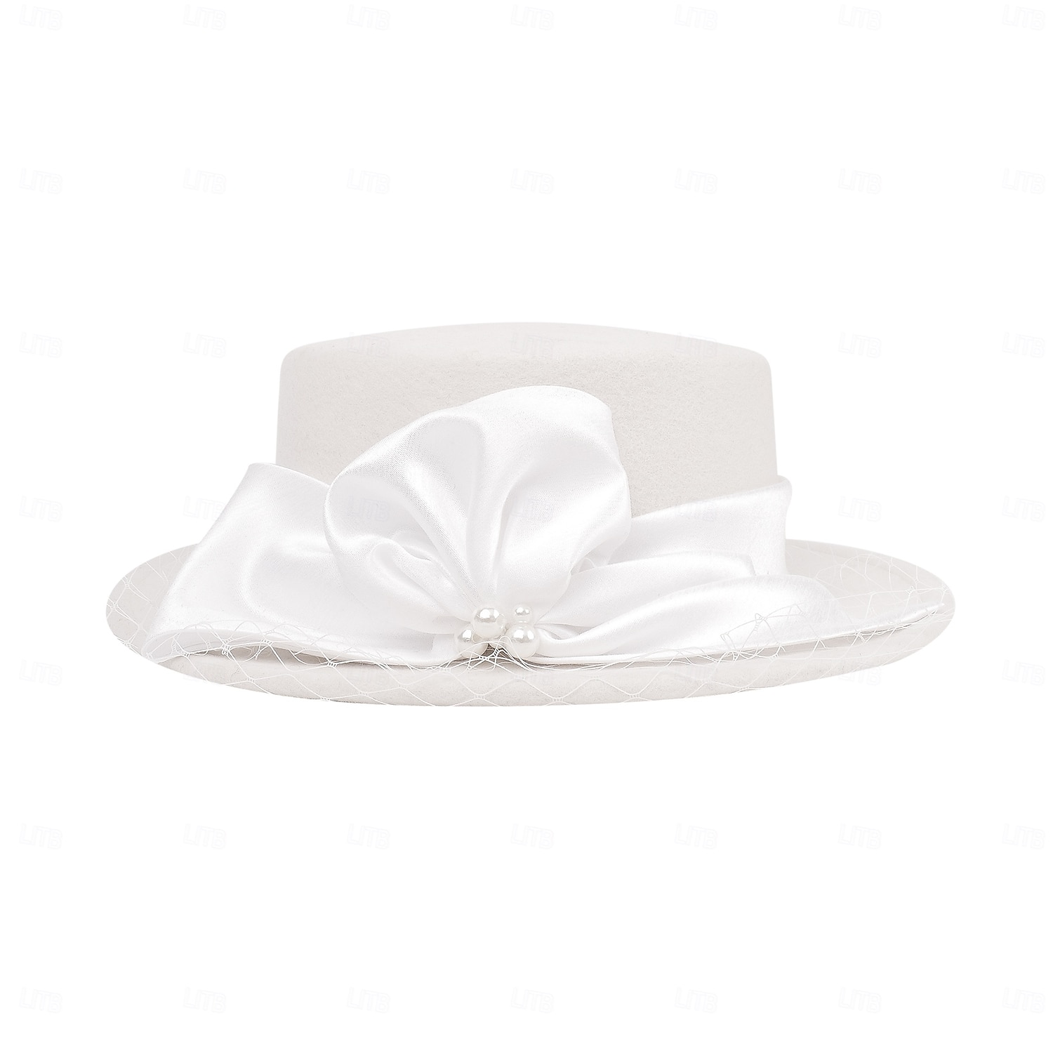 Hatter 100% Ull Bowlerhatter Solhatt Bryllup Aftenselskap Elegant Bryllup Med Kasket Tvinning Hodeplagg Hodeplagg 2025 - $50.99 –P8