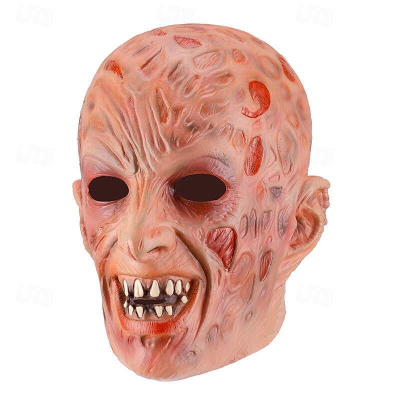Mindszentek napja Freddy Krueger Maszk Halloween-kellékek Felnőttek Férfi Borzalom Ijesztő jelmez Mindszentek napja Farsang Könnyű farsangi jelmez 2025 - $23.99 –P5