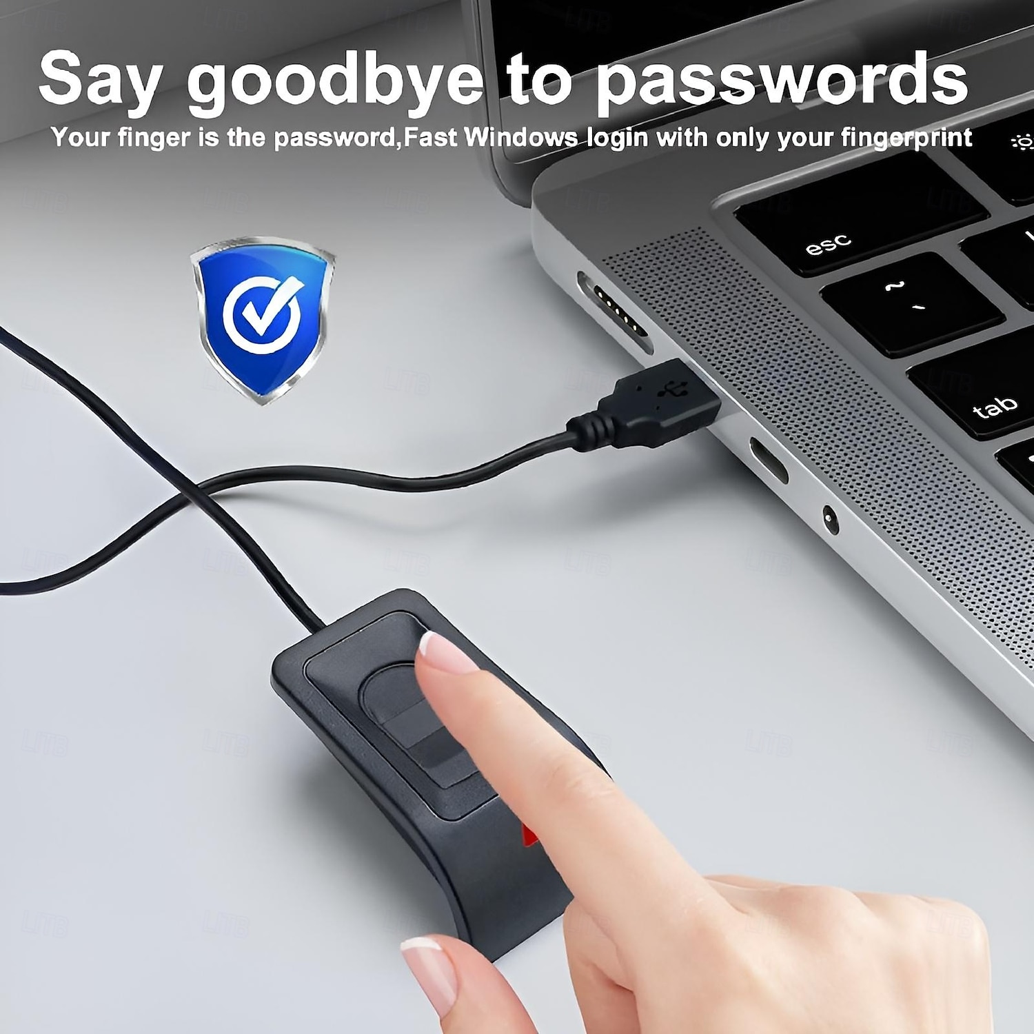 USB Fingerprint Reader Fingerprint for Windows 10/11 Windows Hello Plug-and-Play Automatic Driver Installation 2025 - $48.99 –P2