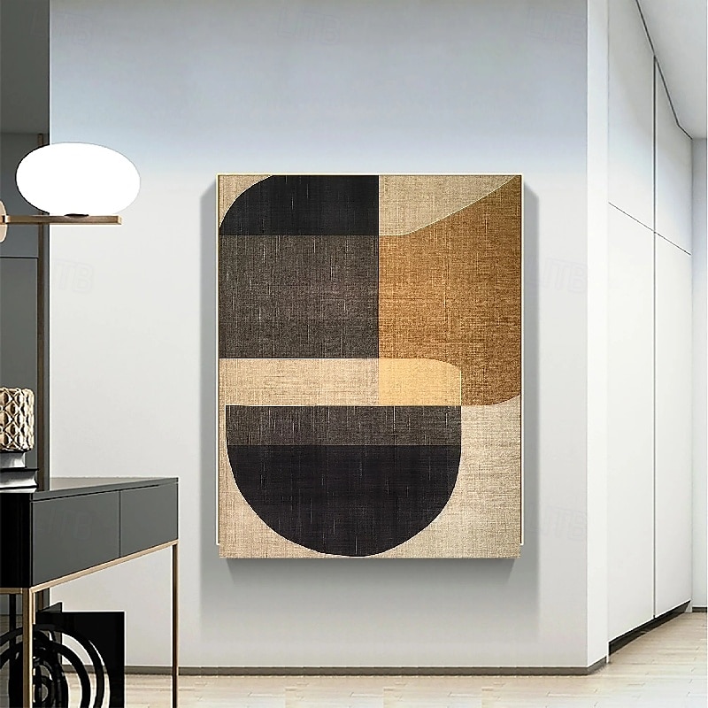 großes abstraktes Gemälde handgemachtes abstraktes Ölgemälde handgemalt beige Gemälde handgemachtes braunes Wabi Sabi Kunstwerk Ölgemälde handgemalt strukturiertes Ölgemälde beige Ölgemälde modernes 2025 - $125.99 –P2