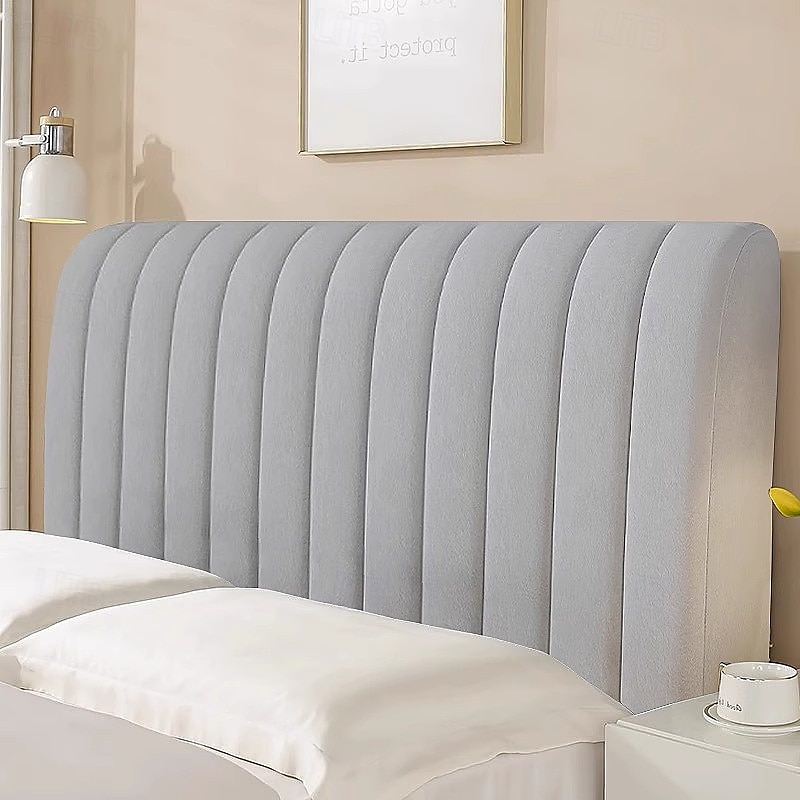 sametová postel potah čela pro full queen cal king size, prošívaná postel čela slipcover zahušťovací prachotěsný chránič čela polstrování 2025 - $25.99 –P6