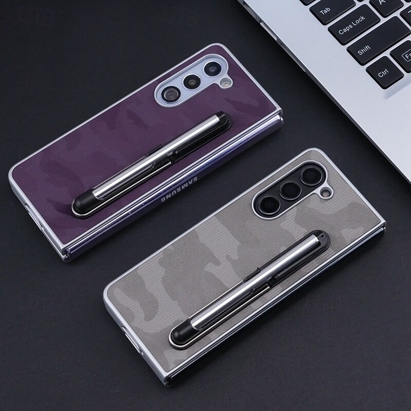Phone Case For Samsung Galaxy Z Fold 7 Z Fold 6 Z Fold 5 Z Fold 4 Z Fold 3 Back Cover with Stand Holder with S Pen Shockproof PC 2025 - $19.99 –P7