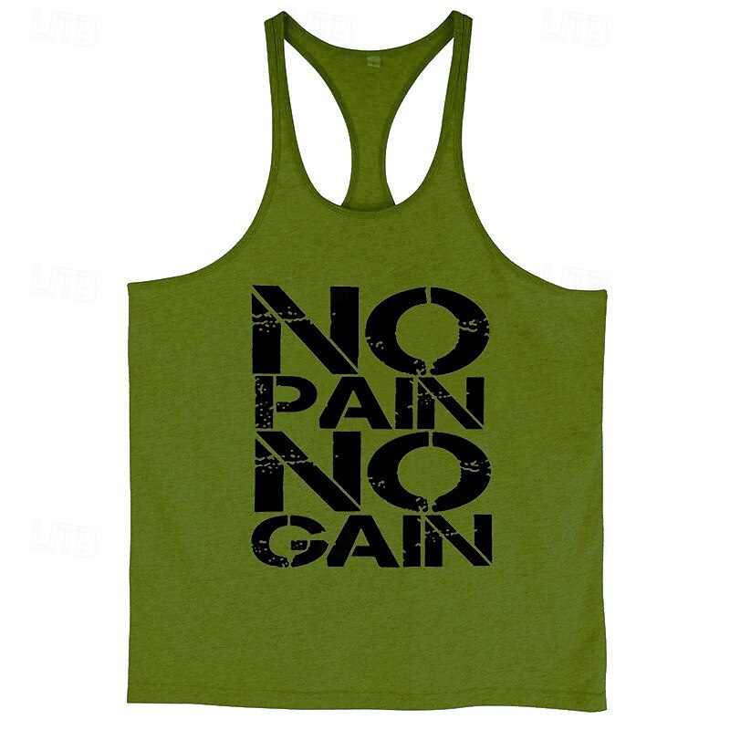 Men's Workout Tank Top Running Tank Top Gym Tank Top Sleeveless Vest / Gilet Casual Athleisure Breathable Quick Dry Soft Gym Workout Running Walking Sportswear Activewear Black White Yellow 2025 - $12.99 –P19
