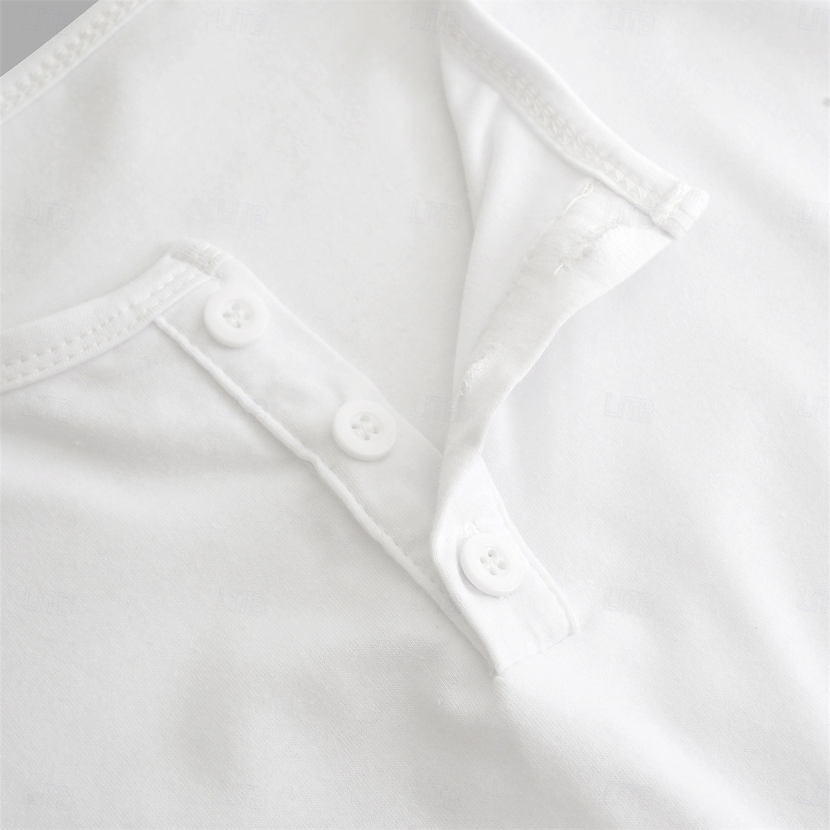 Herren T Shirt Henley Shirt T-Shirt langarmshirt Glatt Henley Strasse Urlaub Langarm Bekleidung Modisch Designer Basic 2025 - $17.99 –P9