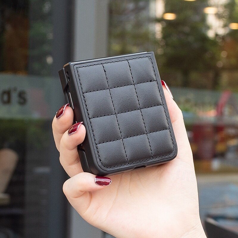telefono Custodia Per Samsung Galaxy Capovolgi Z 6 Z Flip 5 Z Flip 4 Z Flip 3 Per retro Resistente agli urti Retrò TPU pelle sintetica del 2025 a $17.99 –P9