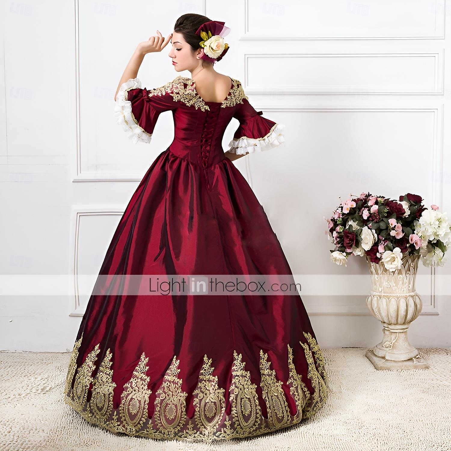coppie rococò barocco vittoriano travestimenti abiti halloween gruppo coppie costumi principessa principe uomo donna halloween spettacolo festa mascherata del 2025 a $96.99 –P7