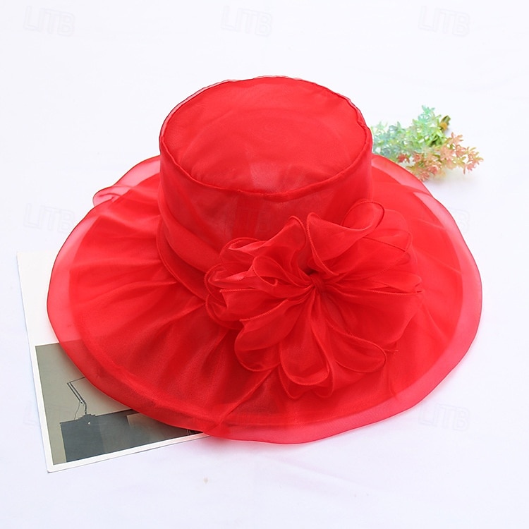 1950s Retro Vintage Derby Hat Church Hat Kentucky Derby Hat Gentlewoman Noblewoman Women's Valentine's Day Derby Ascot Horse Racing Festival Adults' Hat Spring & Summer 2026 - $18.99 –P10