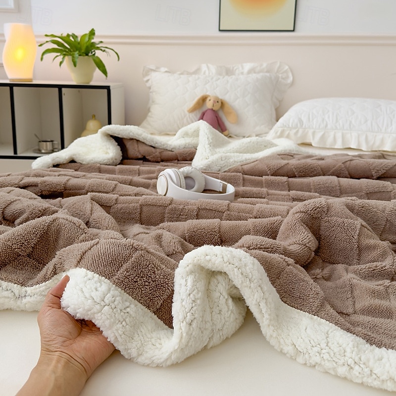 Wolldecke – warm und atmungsaktiv für ganzjährigen Komfort – aus hochwertiger Wolle gefertigt für Langlebigkeit – perfekt zum Übereinanderlegen, Kuscheln oder um Ihrem Raum eine gemütliche Note zu verleihen 2025 - $31.99 –P10