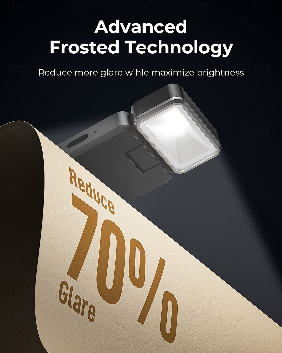 lampe de lecture rechargeable lampe de lecture pour lecture lampe de marque-page à LED à pince avec 3 couleurs de lumière de 2025 ? $23.99 –P5