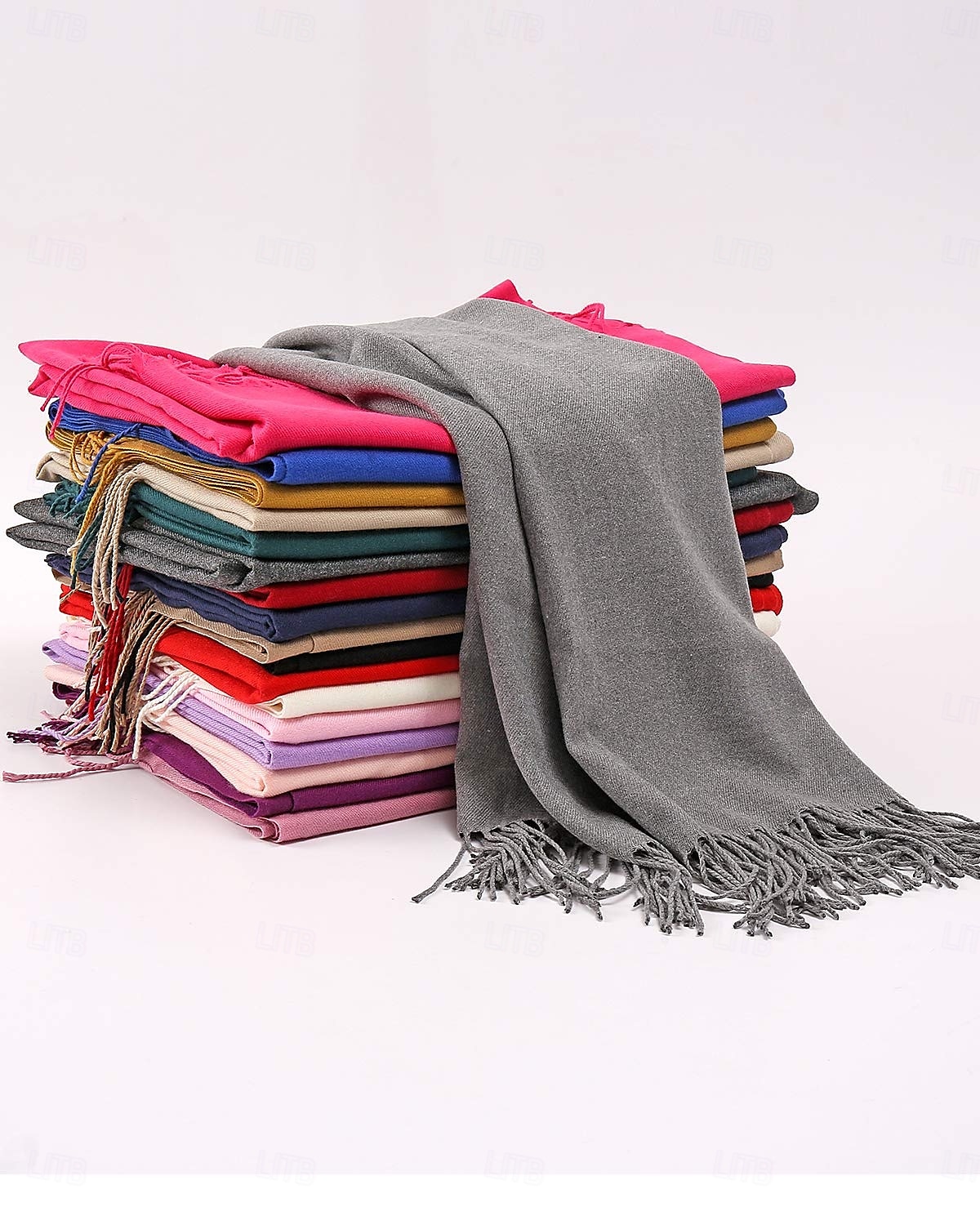 kvinners skjerf pashmina sjal og omslag til kveldskjole brudepike bryllup brude vinter varme lange store skjerf 2025 - $24.99 –P9