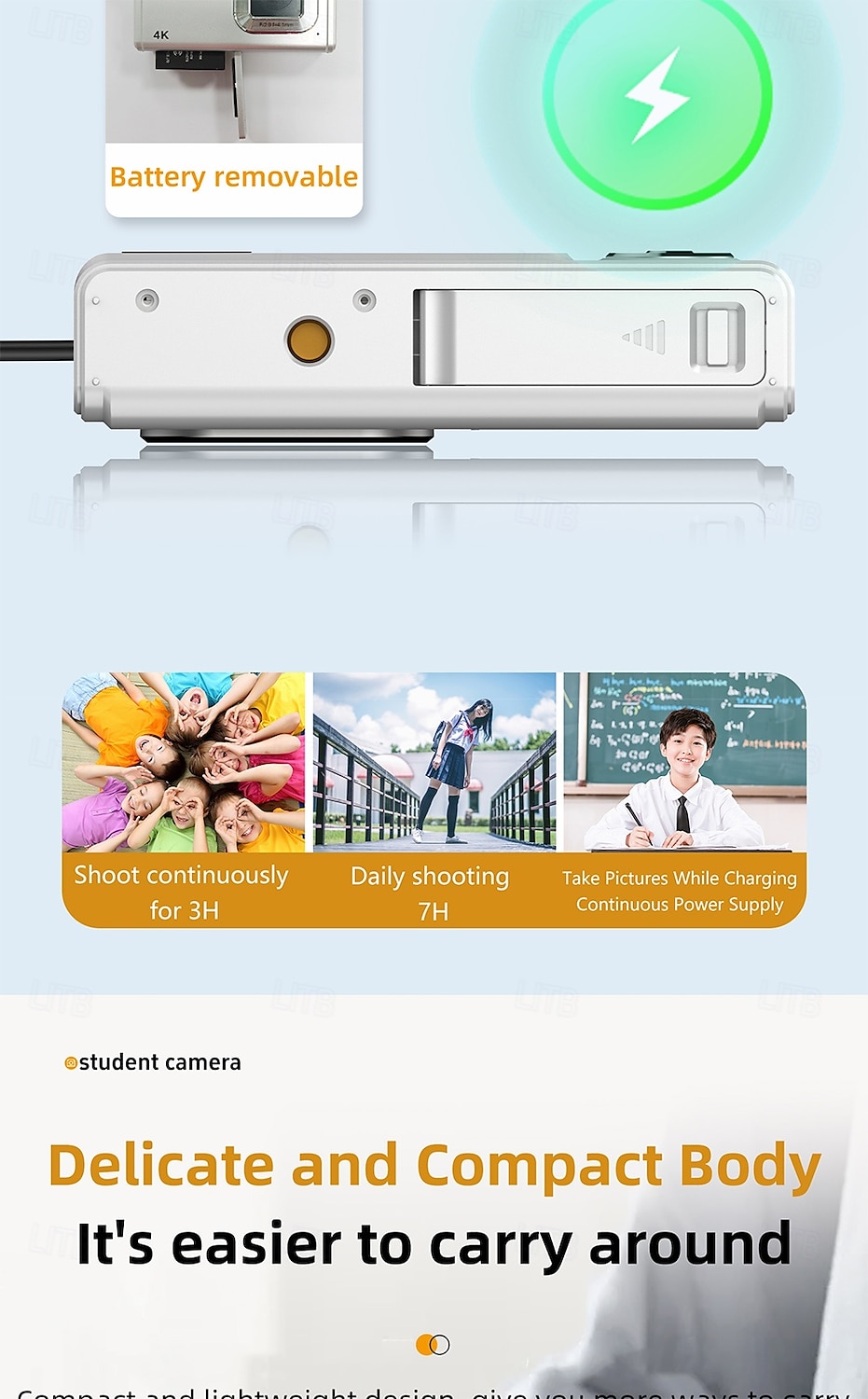 2025年 デジタルカメラ 16倍ズーム コンパクトデジタルカメラ 1080p 旅行用カメラ 初心者向け写真撮影用コンパクトカメラ  コレクション – $44.99 –P11