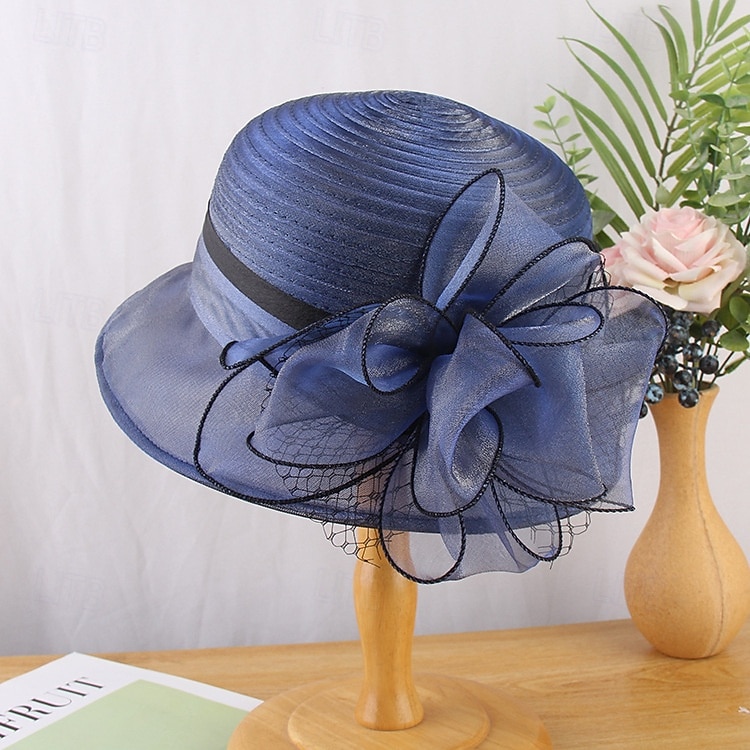 1950s Retro Vintage Derby Hoed Kerk Hoed Kentucky Derby Hoed Dama Noble Vrouw Vrouwen's Valentijnsdag Derby Ascot Paardenrace Festival Volwassenen Hoed Lente  Zomer 2026 - €25.99 –P1