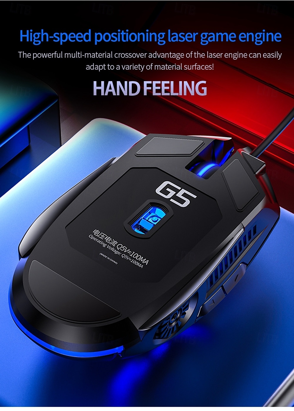 Gaming Mouse Professional Wired 6 Button 3200DPI LED Optical USB Computer Mouse Game Mice for PC Laptop Gamer 2025 - $20.99 –P12