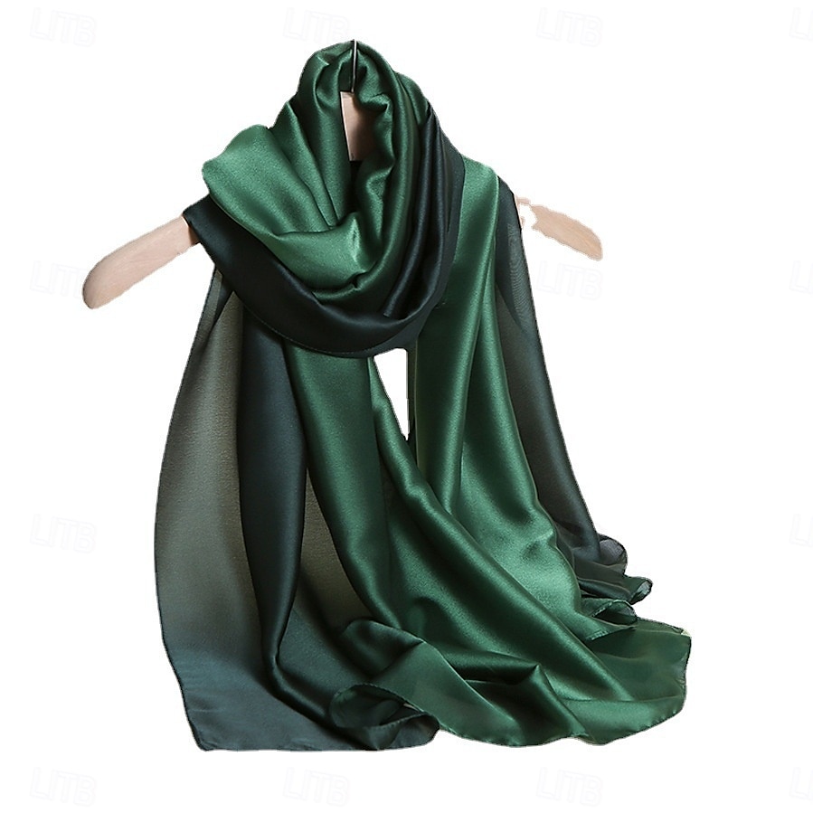 scialle da donna in seta per feste, abiti da sera, damigelle d'onore, lunghe sciarpe in seta per colori da matrimonio del 2025 a $24.99 –P3