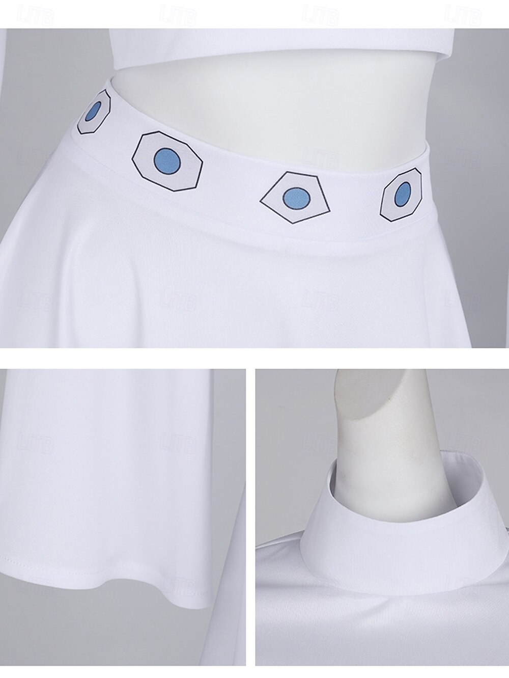 Hvězdné války Princezna Leia Organa z Alderaanu Cosplay kostým Úbory Cosplay kostým Filmové kostýmy for Dámské Dospělé Karneval Večírek loučení se svobodou nevěsty 2025 - $60.99 –P10