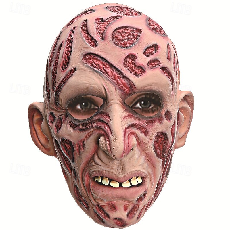 Mindszentek napja Freddy Krueger Maszk Halloween-kellékek Felnőttek Férfi Borzalom Ijesztő jelmez Mindszentek napja Farsang Könnyű farsangi jelmez 2025 - $23.99 –P19