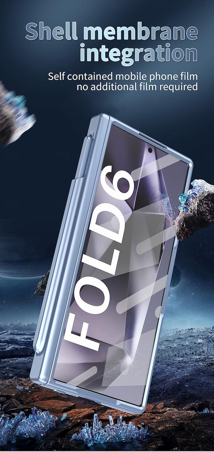 Phone Case For Samsung Galaxy Z Fold 7 Z Fold 6 Z Fold 5 Z Fold 4 Z Fold 3 Back Cover with Screen Protector Magnetic Full Body Protective Retro Armor PC 2025 - $37.99 –P5