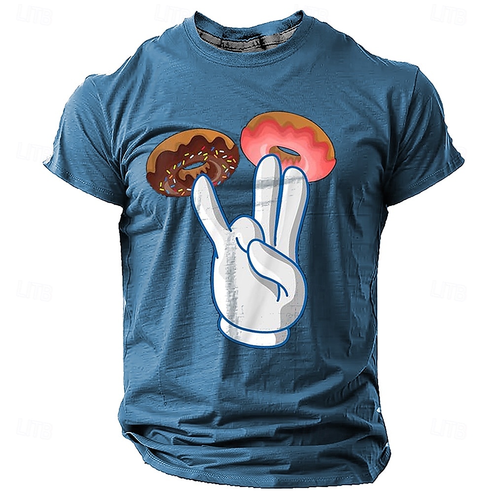 Men's Adult Humor Funny T shirt Short Sleeve T shirt 3D Print Crew Neck Shirt Retro Vintage Casual Street Style Street Sports Outdoor Casual Black Blue Green Spring & Summer Clothing Apparel S M L XL 2025 - $17.99 –P1