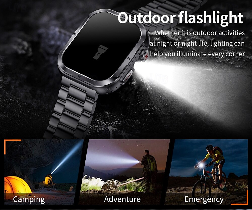 696 MK86 Εξυπνο ρολόι 2.01 inch Έξυπνο ρολόι Bluetooth Βηματόμετρο Υπενθύμιση Κλήσης Παρακολούθηση Ύπνου Συμβατό με Android iOS Γυναικεία Άντρες Κλήσεις Hands-Free 2025 - $47.99 –P6