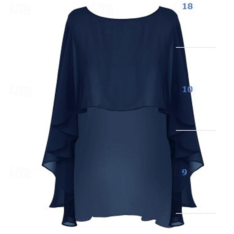 châles et enveloppes transparents pour robes de soirée capes en mousseline de soie pour femmes couverture de mariage douce de 2025 ? $25.99 –P27