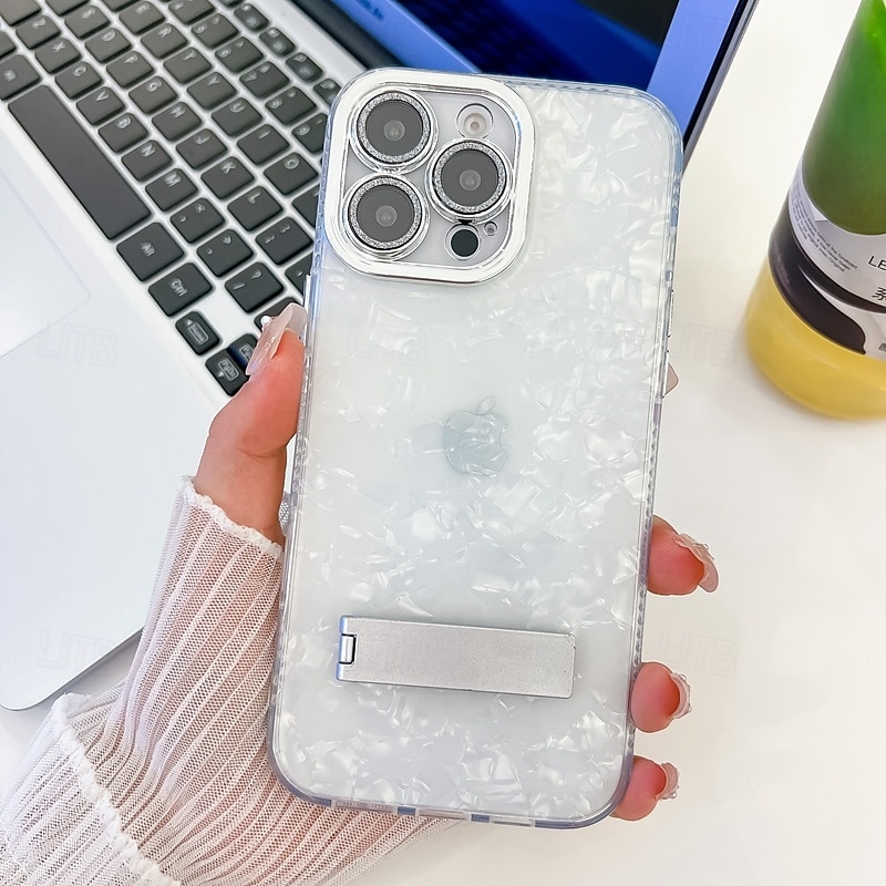 téléphone Coque Pour iPhone 16 Pro Max Plus iPhone 15 14 Pro Max Plus iPhone 13 Pro Max Coque Arriere Avec Support Protecteur d'objectif de caméra Antichoc Placage PC de 2025 ? $13.99 –P14
