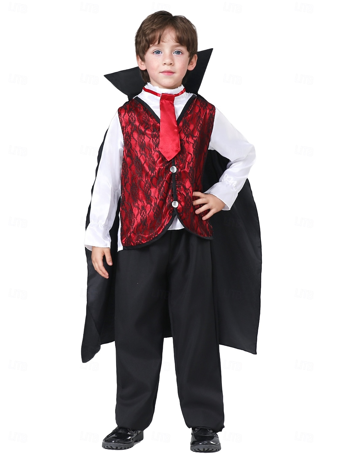 Upír předvečer Všech svatých Kostým Středověké Dětské Chlapecké Karneval Plesová maškaráda Jednoduché Halloweenské kostýmy Oblékněte se 2025 - $43.99 –P2